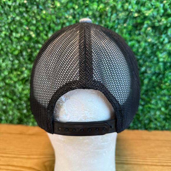 Adult Salt Strong Trucker Snapback Gray Hat Fishing Cap Great Gift - Picture 7 of 8